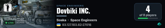 Dovbiki INC. live status badge