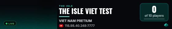 THE ISLE VIET TEST live status badge