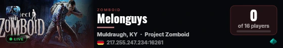 Melonguys live status badge