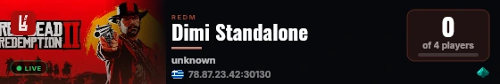 Dimi Standalone live status badge