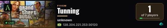 Tunning live status badge
