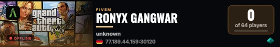 RONYX GANGWAR live status badge