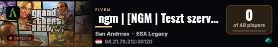  ngm | [NGM | Teszt szerver] live status badge