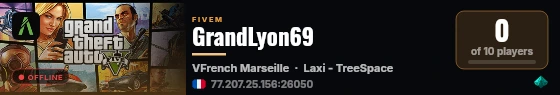 GrandLyon69 live status badge