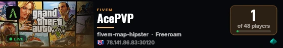 AcePVP live status badge