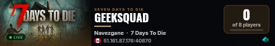 GEEKSQUAD live status badge