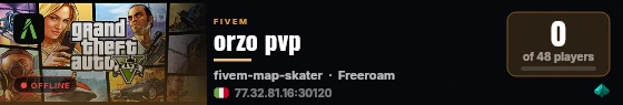 orzo pvp live status badge