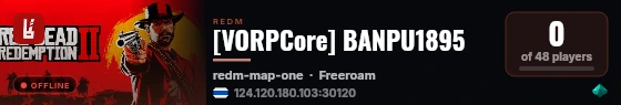 [VORPCore] BANPU1895 live status badge