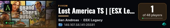 Lost America TS | [ESX Legacy] live status badge