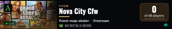 Nova City Cfw live status badge