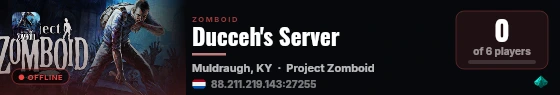 Ducceh's Server live status badge
