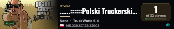 ......::::::Polski Truckerski Serwer::::::...... live status badge