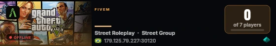   live status badge