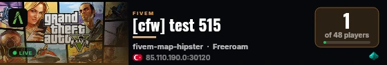 [cfw] test 515 live status badge