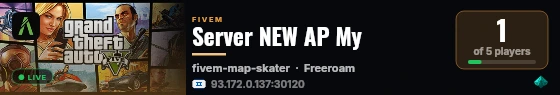 Server NEW AP My live status badge
