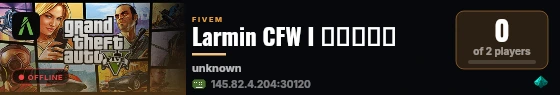 Larmin CFW I لارمن live status badge