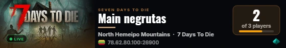Main negrutas live status badge