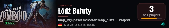 Łódź Bałuty live status badge