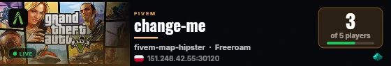 change-me live status badge