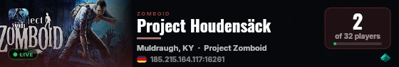 Project Houdensäck live status badge