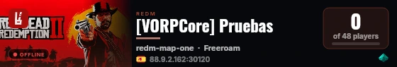 [VORPCore] Pruebas live status badge