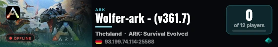 Wolfer-ark - (v361.7) live status badge