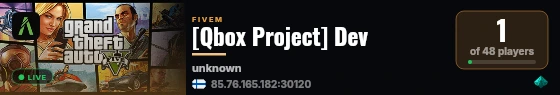 [Qbox Project] Dev live status badge