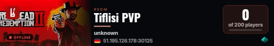 Tiflisi PVP live status badge