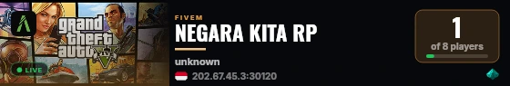 NEGARA KITA RP live status badge