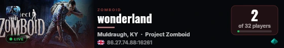 wonderland live status badge
