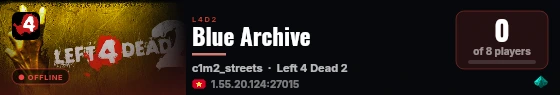 Blue Archive live status badge