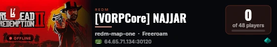 [VORPCore] NAJJAR live status badge