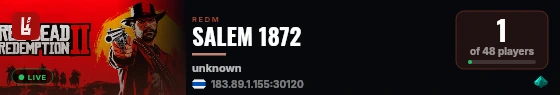 SALEM 1872 live status badge