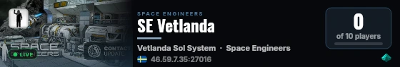 SE Vetlanda live status badge