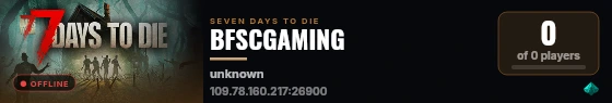 BFSCGAMING live status badge