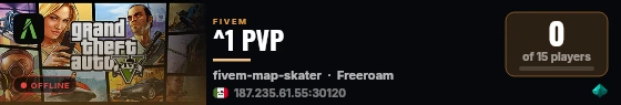 ^1 PVP live status badge