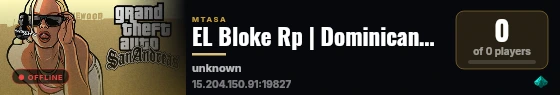 EL Bloke Rp | Dominicano | Not waitlist | +18 | 500MB live status badge