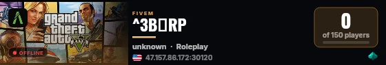 ^3B⭐️RP live status badge