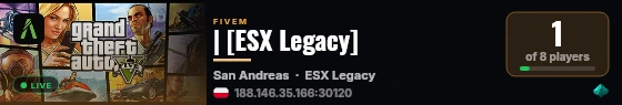 | [ESX Legacy] live status badge