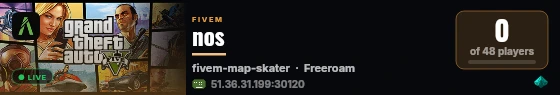 nos live status badge