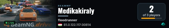 Medikakiraly live status badge