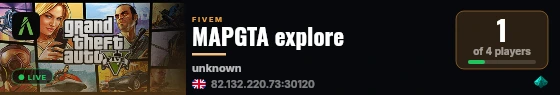 MAPGTA explore live status badge