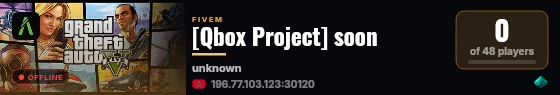 [Qbox Project] soon live status badge