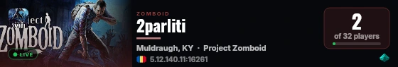 2parliti live status badge