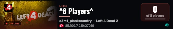 ^8 Players^ live status badge