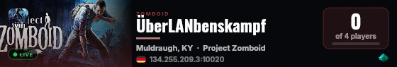ÜberLANbenskampf live status badge