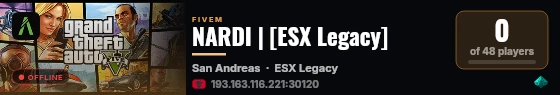 NARDI | [ESX Legacy] live status badge