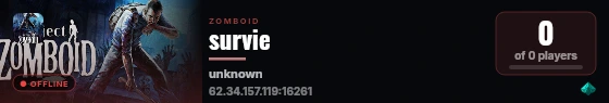 survie live status badge