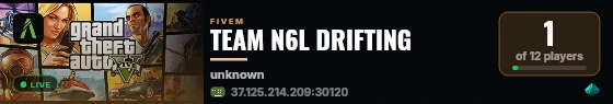 TEAM N6L DRIFTING  live status badge