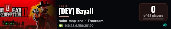 [DEV] Bayall live status badge